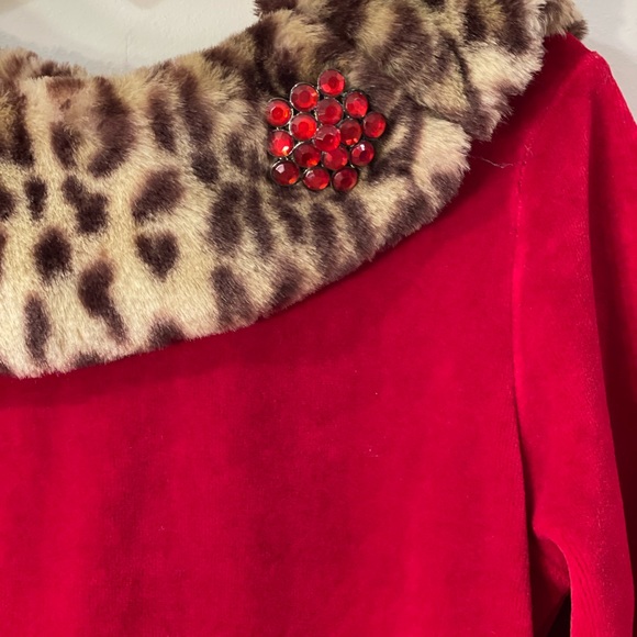 American Girl Chocolate Cherry Dress Set, Girl (Size 7) + Doll Outfits - Picture 2 of 11